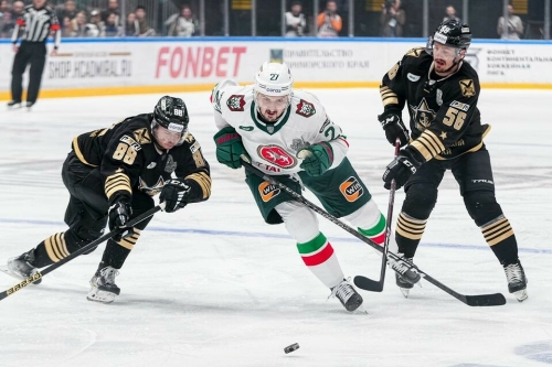 «Ак Барс» обыграл на выезде «Адмирал» в четвертом матче серии плей-офф КХЛ