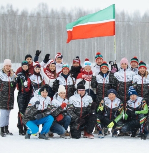 Сборная Татарстана взяла «серебро» в мужской эстафете на чемпионате России по лыжным гонкам