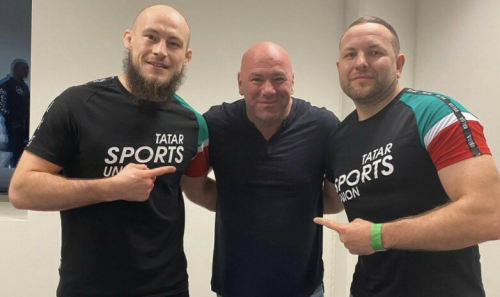 «Дана, give me полтишок»: Фахретдинов обратился к главе UFC после победы над Ли