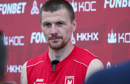 Капитан «Рубина» Олег Иванов попросил Минниханова почаще бывать на матчах команды