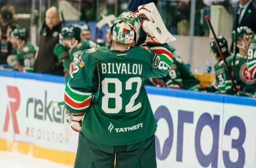 Голкипер «Ак Барса» Билялов признан лучшим вратарем недели в КХЛ
