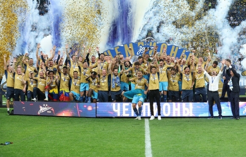 ФК «Зенит» стал чемпионом России в шестой раз подряд