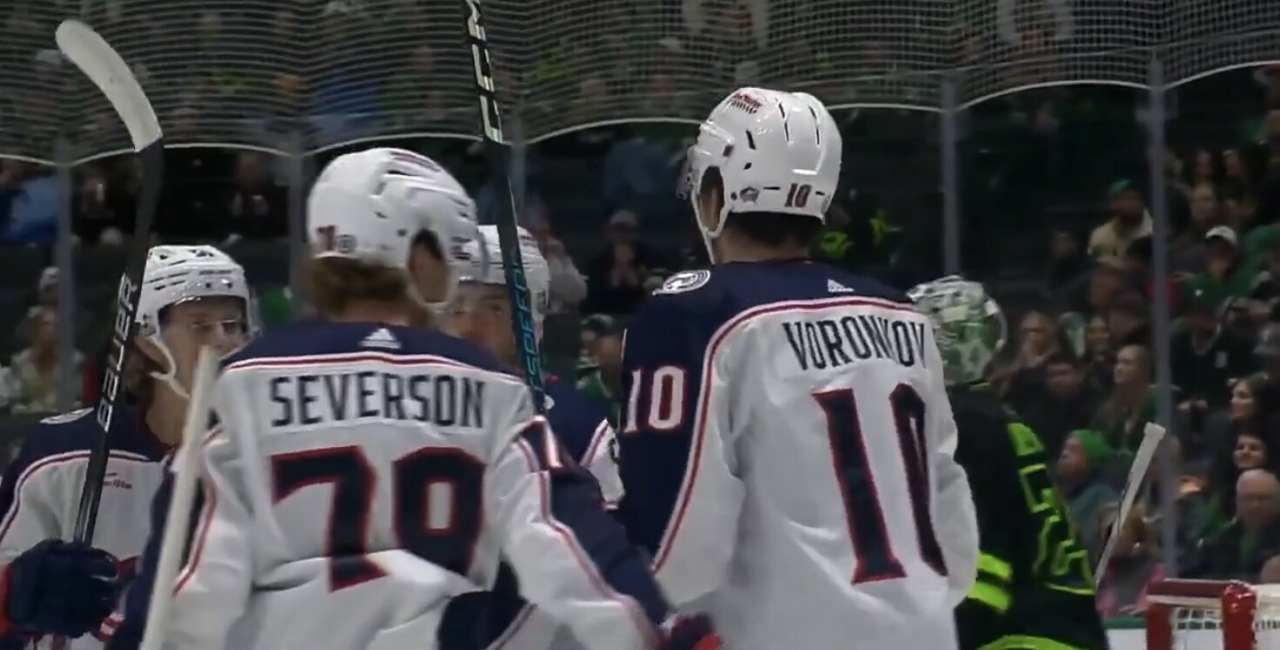 Видео: Дмитрий Воронков забросил дебютную шайбу в НХЛ