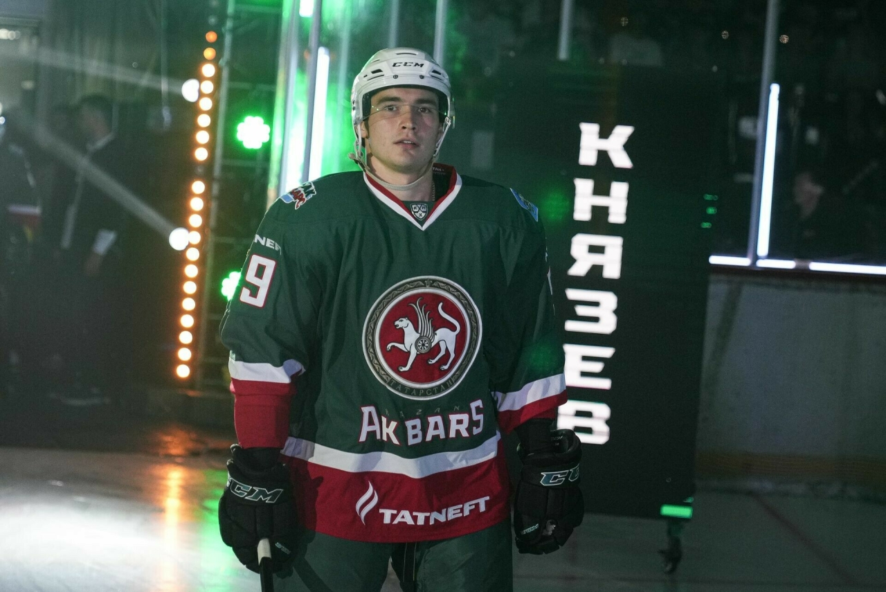 Вернувшийся из НХЛ Князев дебютирует за «Ак Барс» против «Адмирала»